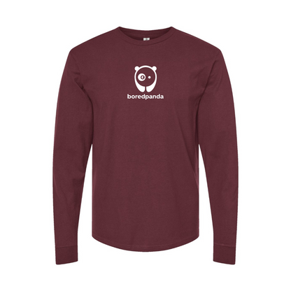 Men's Bored Panda Logo Long Sleeve T-Shirt