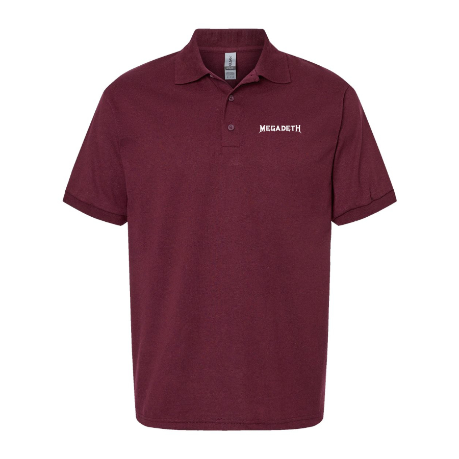 Men's Megadeth Logo Dry Blend Polo