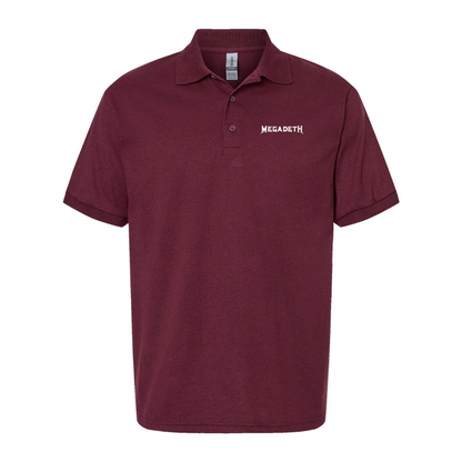 Men's Megadeth Logo Dry Blend Polo