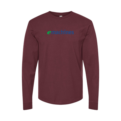 Men's eMachines Logo Long Sleeve T-Shirt