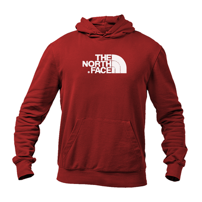 Men's The North Face Black Logo white Pullover Hoodie
