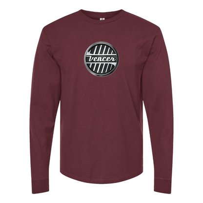 Men's Vencer Logo Cotton Long Sleeve T-Shirt