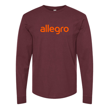 Men's Allegro Logo Cotton Long Sleeve T-Shirt