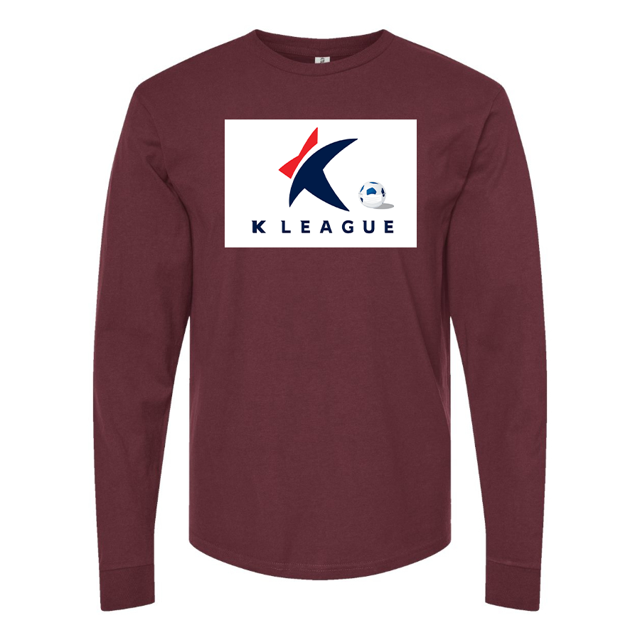 Men's K League Logo Cotton Long Sleeve T-Shirt