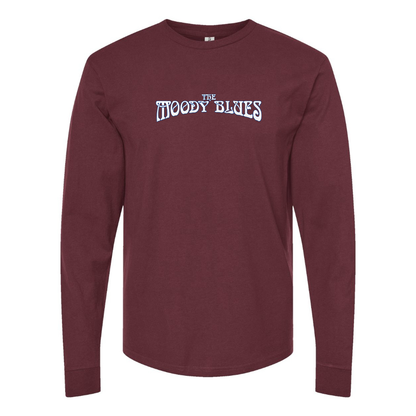 Men's The Moody Blues Logo  Cotton Long Sleeve T-Shirt