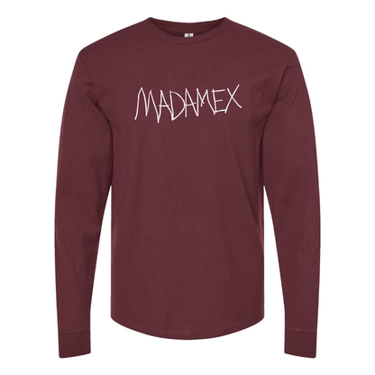 Men's Madonna  Logo Cotton Long Sleeve T-Shirt