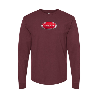 Men's  Microcar Logo Long Sleeve T-Shirt