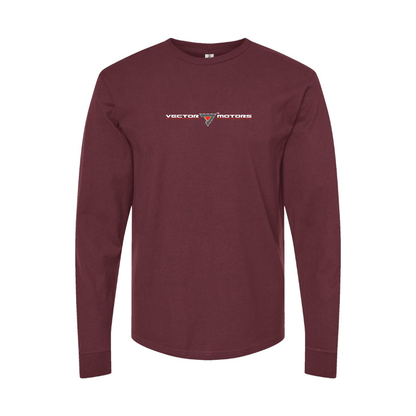 Men's Vector Motors Logo Long Sleeve T-Shirt