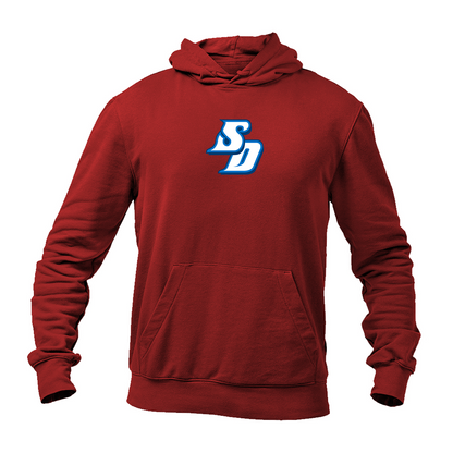 Men's San Diego Toreros Logo Gildan  Heavy Blend Hooded Sweatshirt