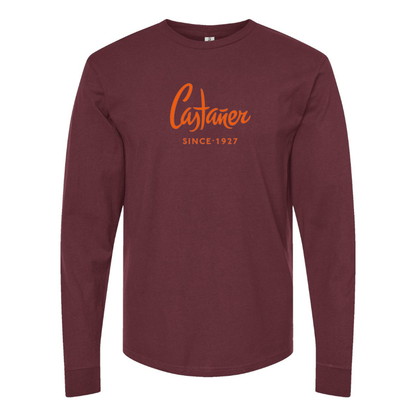 Men's Castaner Logo Cotton Long Sleeve T-Shirt
