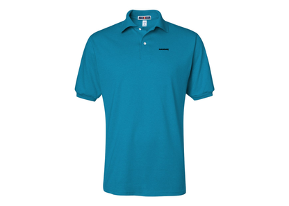Men's Nasdaq Logo JERZEES  SpotShield polo