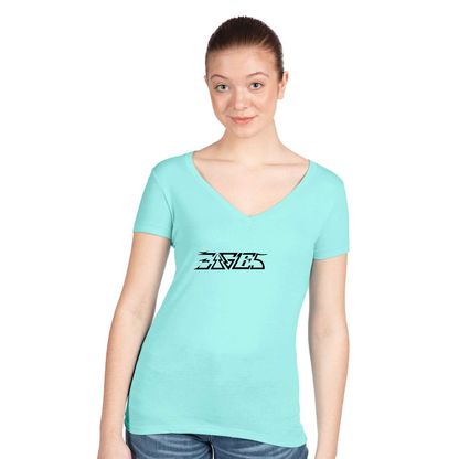 Women's Eagles Next Level V-Neck T-Shirt