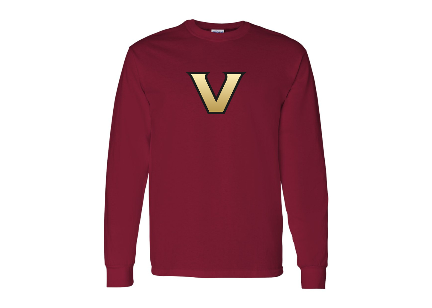 Men's Vanderbilt Commodores Gildan Heavy Cotton Long Sleeve T-Shirt