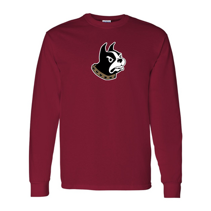 Men's Wofford Terriers Gildan Heavy Cotton Long Sleeve T-Shirt
