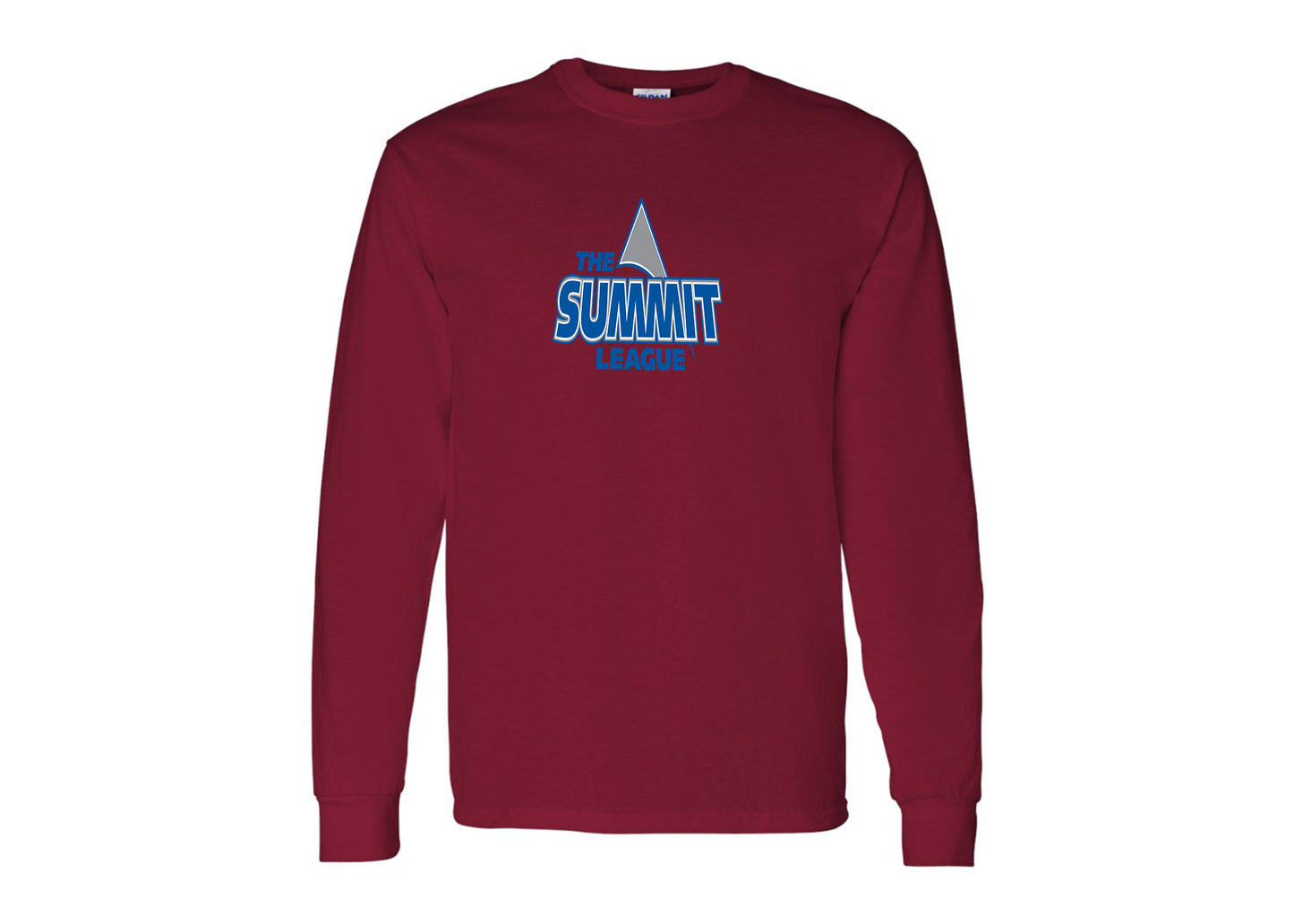 Men's The Summit League Gildan Heavy Cotton Long Sleeve T-Shirt