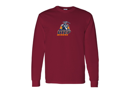 Men's UTEP Miners Gildan Heavy Cotton Long Sleeve T-Shirt