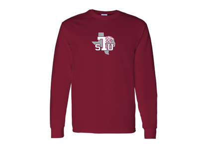 Men's Texas Southern Tigers Gildan Heavy Cotton Long Sleeve T-Shirt