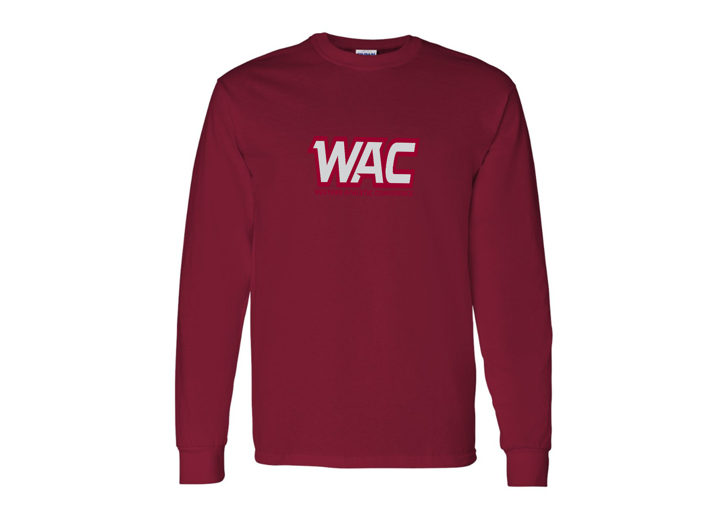 Men's Western Athletic Conference Gildan Heavy Cotton Long Sleeve T-Shirt