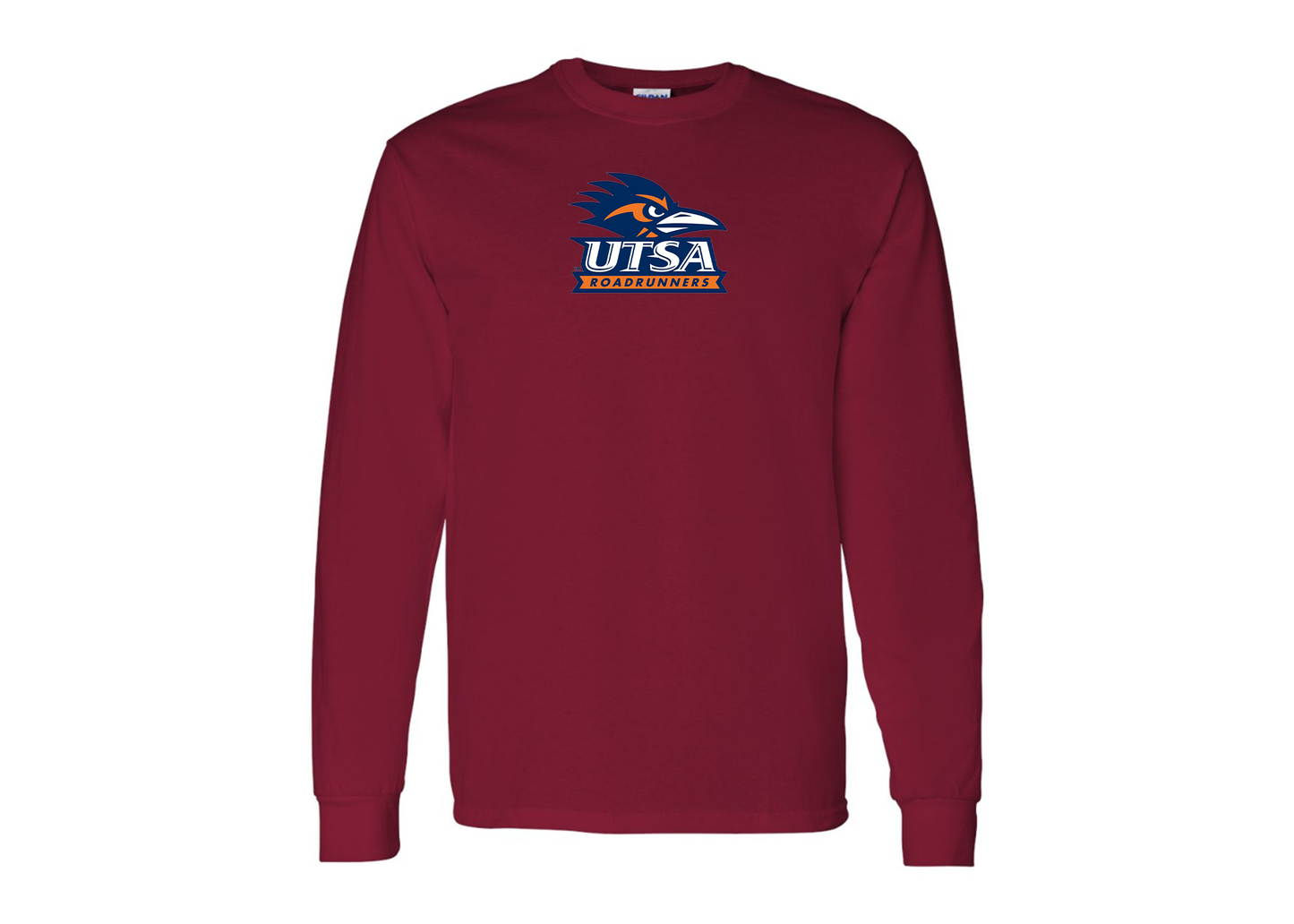 Men's Texas SA Roadrunners Gildan Heavy Cotton Long Sleeve T-Shirt