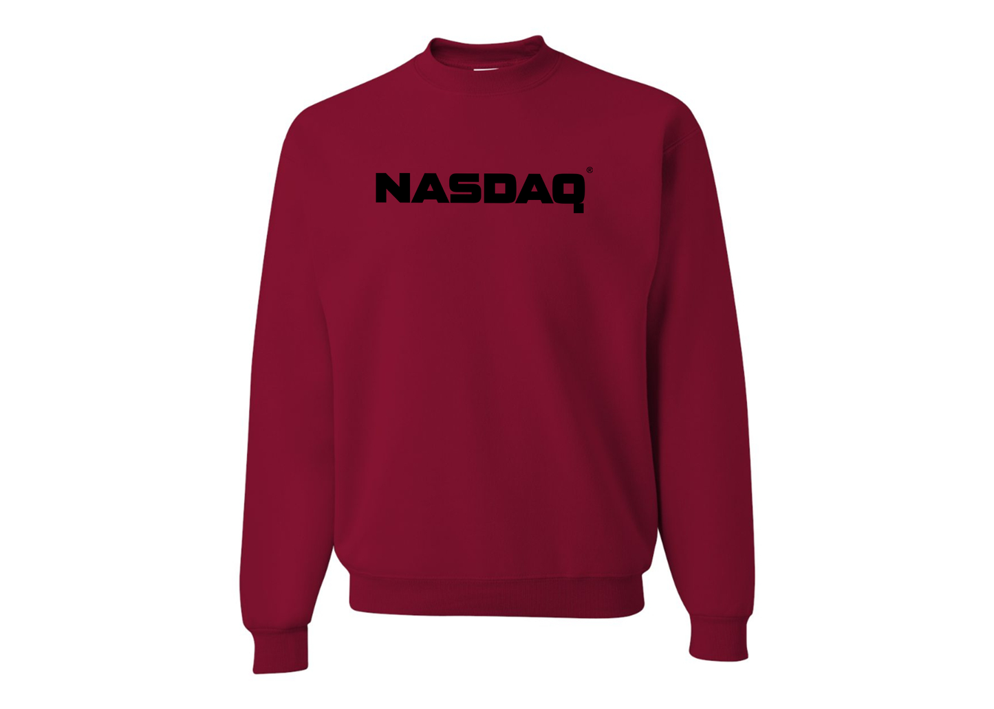 Men's Nasdaq Logo  JERZEES NuBlend Crewneck Sweatshirt