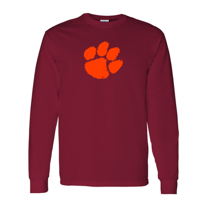 Men's Clemson Tigers Gildan Heavy Cotton Long Sleeve T-Shirt