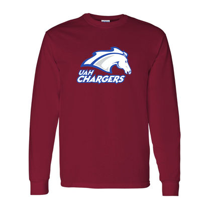 Men's Alabama Huntsville Chargers Gildan Heavy Cotton Long Sleeve T-Shirt