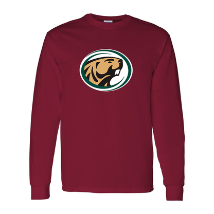 Men's  Bemidji State Beavers Gildan Heavy Cotton Long Sleeve T-Shirt