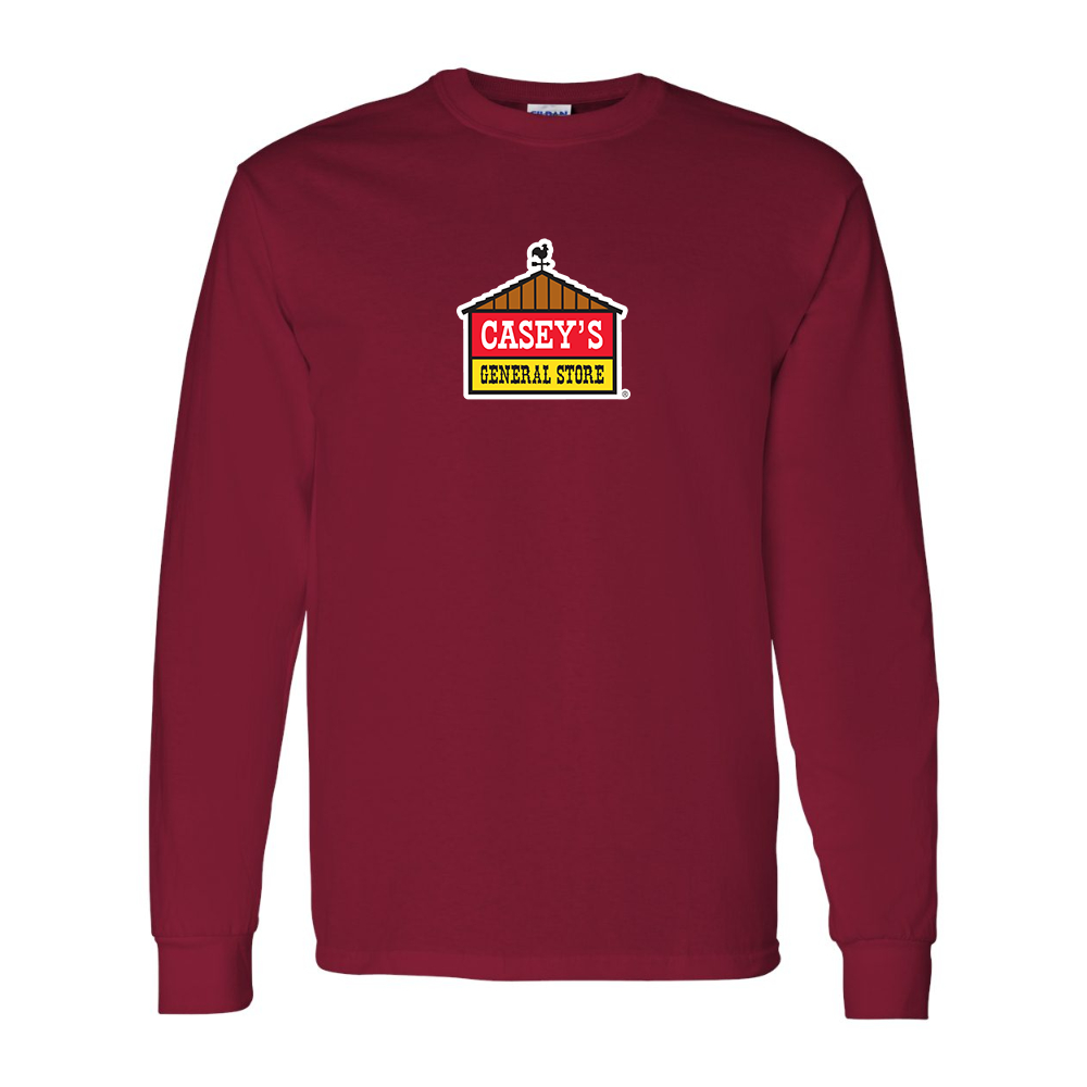 Men's Casey's General Store  Gildan Heavy Cotton Long Sleeve T-Shirt