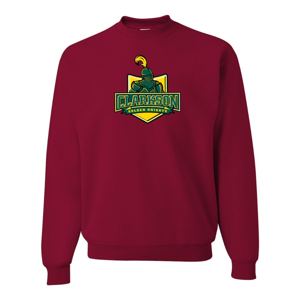 Men's Clarkson Golden Knights JERZEES NuBlend Crewneck Sweatshirt