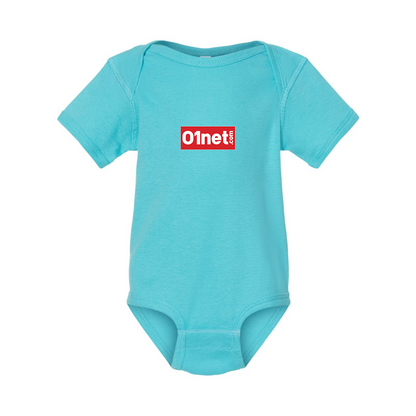 01net Logo  Rabbit Skins Infant Baby Rib Bodysuit