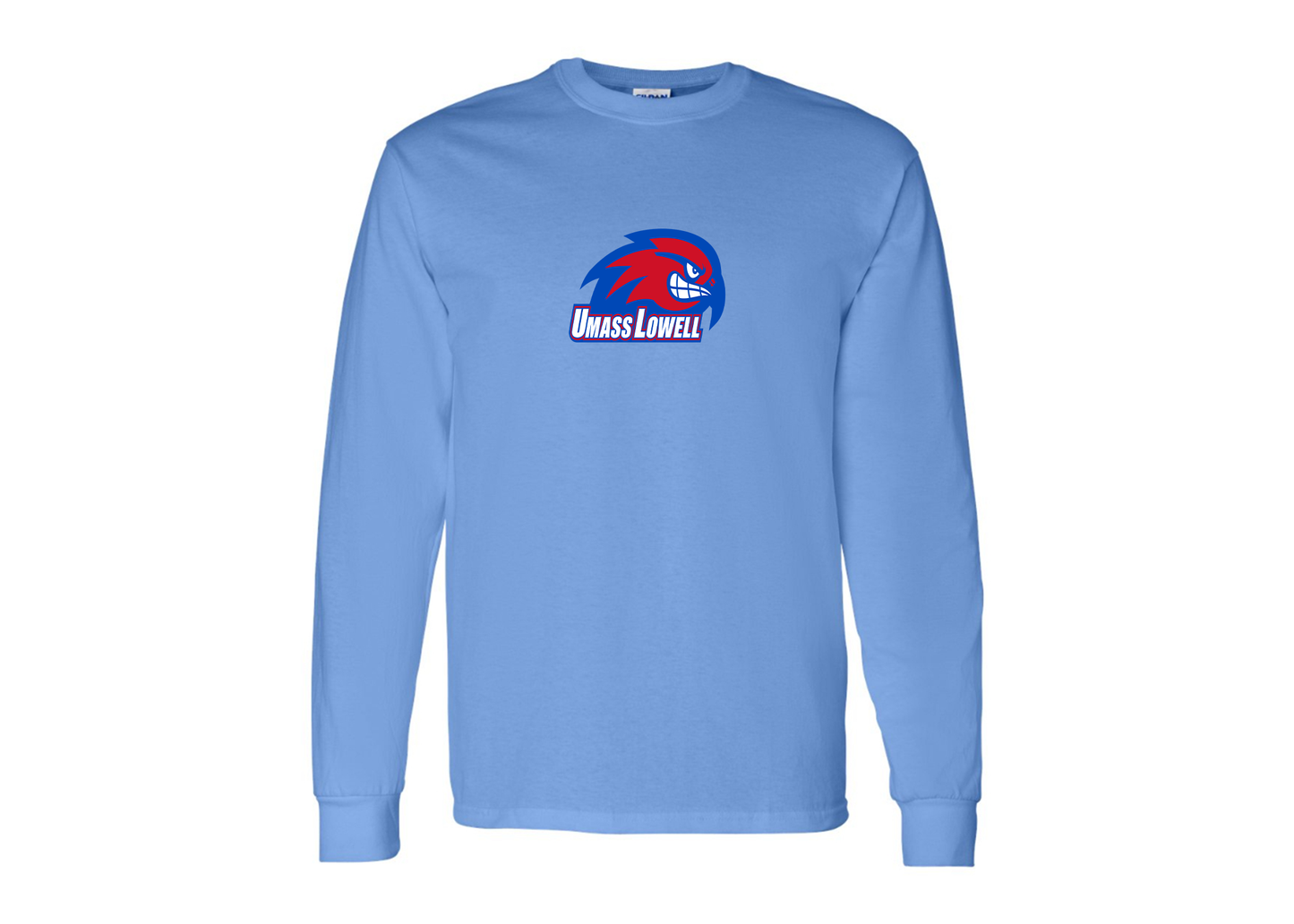Men's UMass Lowell River Hawks Gildan Heavy Cotton Long Sleeve T-Shirt