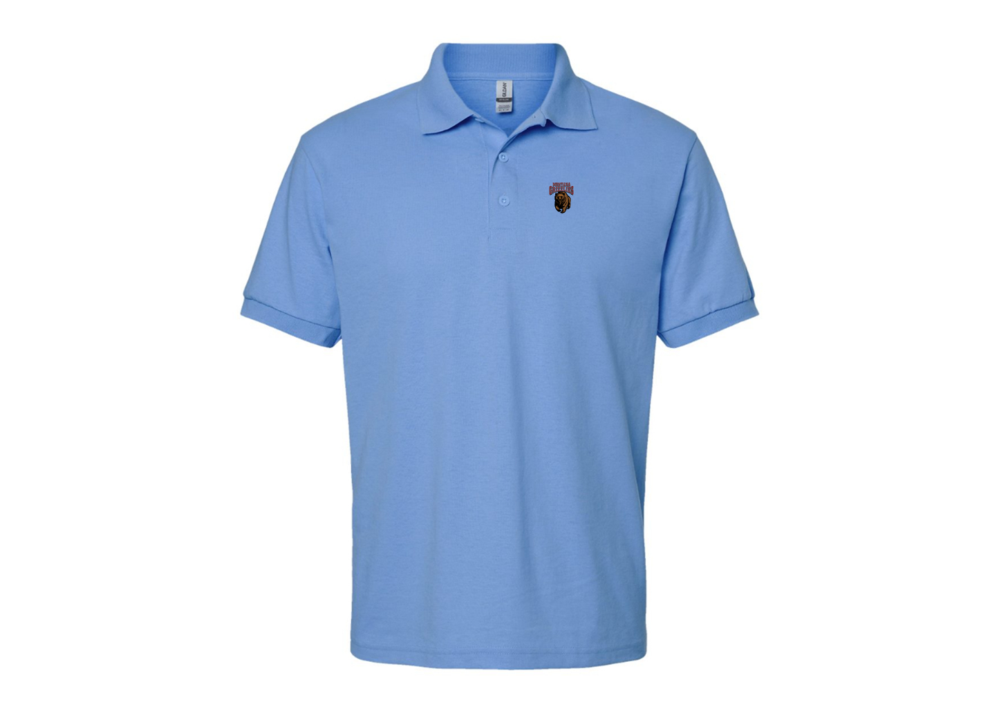 Men's Montana Grizzliesl Gildan Dry Blend Jersey Polo