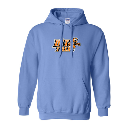 Men's RIT Tigers Logo Gildan  Heavy Blend Hooded Sweatshirt