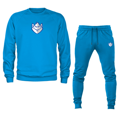 Men's Saint Louis Billikens Logo Crewneck Sweatshirt Joggers Suit