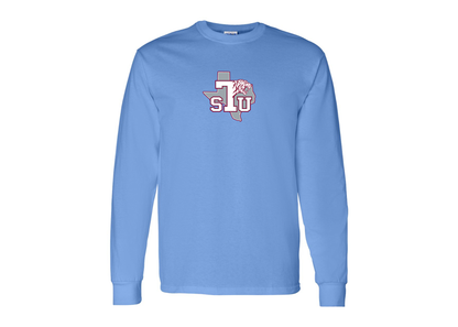 Men's Texas Southern Tigers Gildan Heavy Cotton Long Sleeve T-Shirt