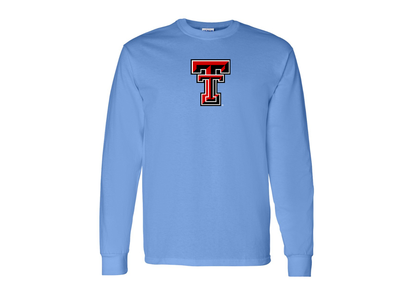 Men's Texas Tech Red Raiders Gildan Heavy Cotton Long Sleeve T-Shirt
