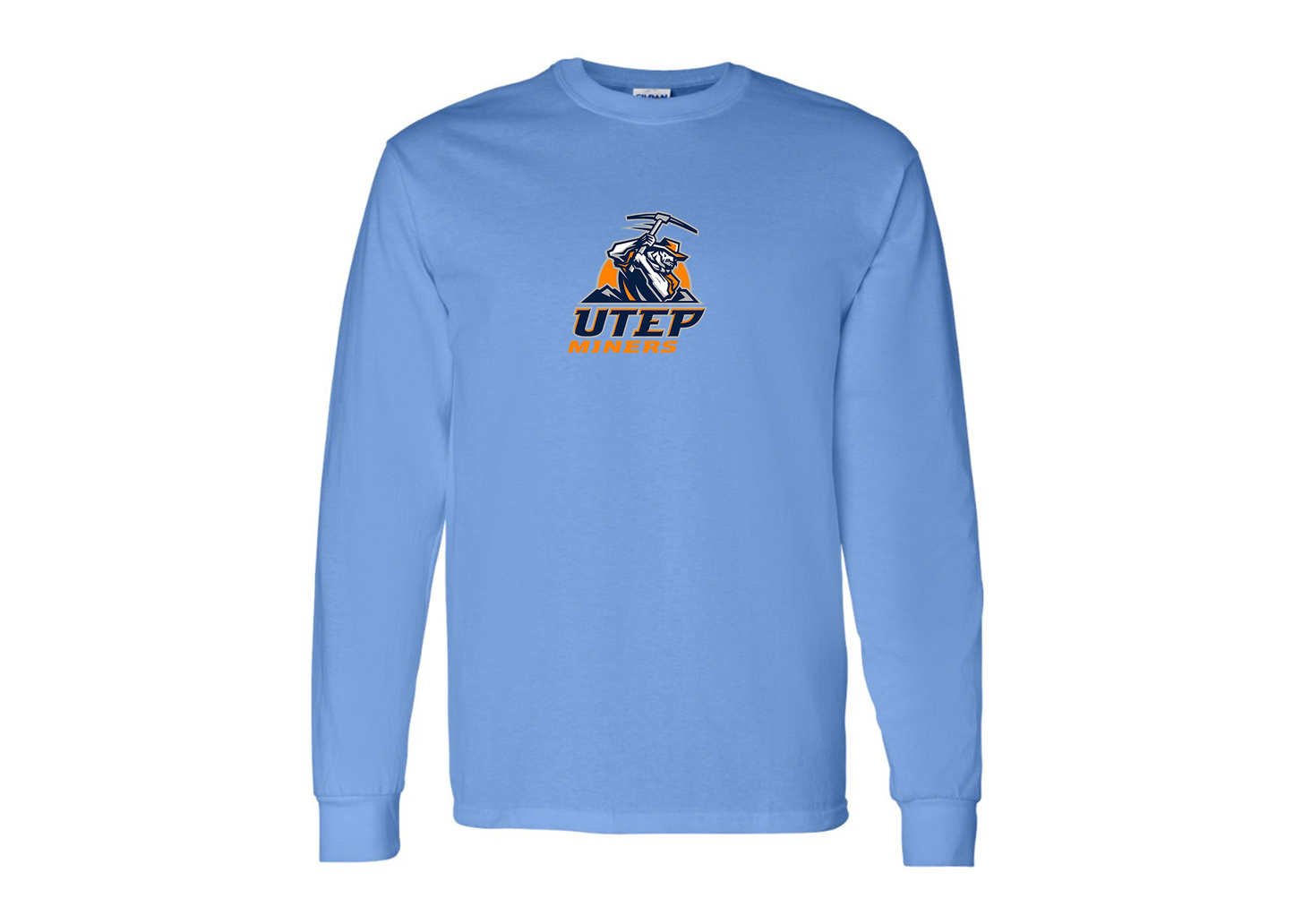 Men's UTEP Miners Gildan Heavy Cotton Long Sleeve T-Shirt