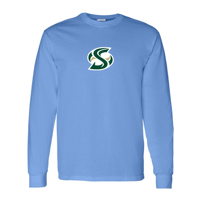 Men's Sacramento State Hornets Logo  Gildan Heavy Cotton Long Sleeve T-Shirt