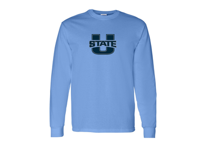 Men's Utah State Aggies Gildan Heavy Cotton Long Sleeve T-Shirt