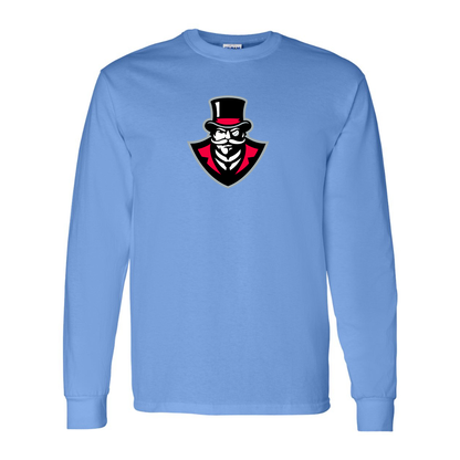 Men's  Austin Peay Governors  Gildan Heavy Cotton Long Sleeve T-Shirt