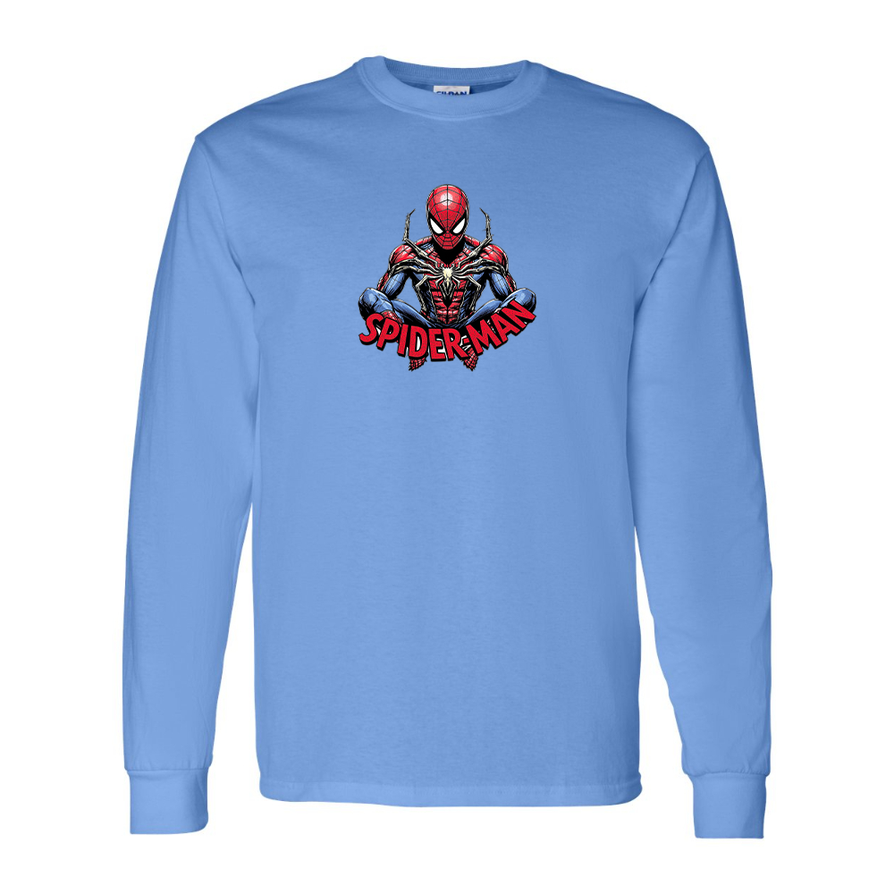 Men's Spider-Man 2025 Gildan Heavy Cotton Long Sleeve T-Shirt