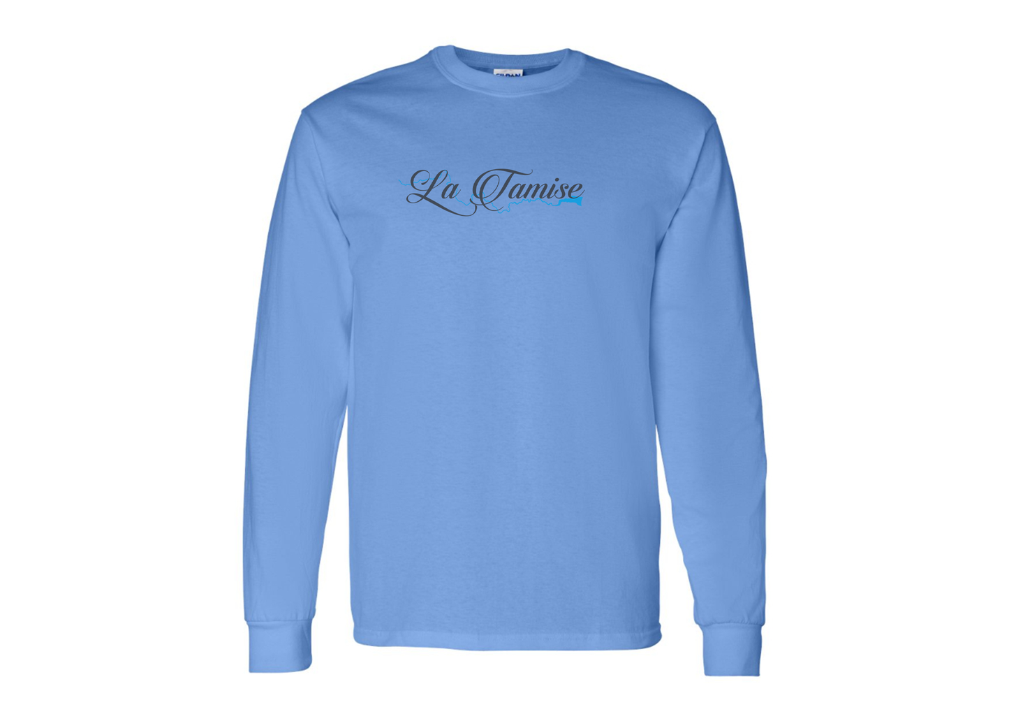 Men's La Tamise Logo Gildan Heavy Cotton Long Sleeve T-Shirt