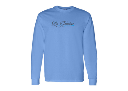 Men's La Tamise Logo Gildan Heavy Cotton Long Sleeve T-Shirt