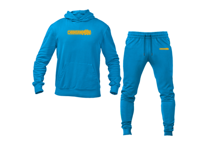 Men's Chainsaw Man Logo Hoodie Joggers Set