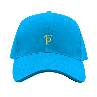 Bristol Pirates  Logo  Dad Baseball Cap Hat