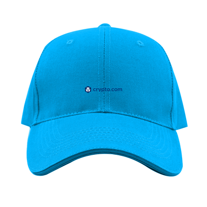 Crypto.Com  Logo  Dad Baseball Cap Hat