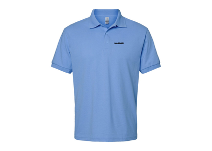 Men's Nasdaq Logo Gildan Dry Blend Jersey Polo