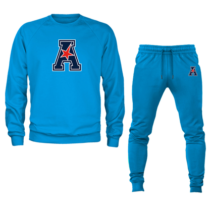 Men's  American Athletic Conference  Crewneck Sweatshirt Joggers Suit