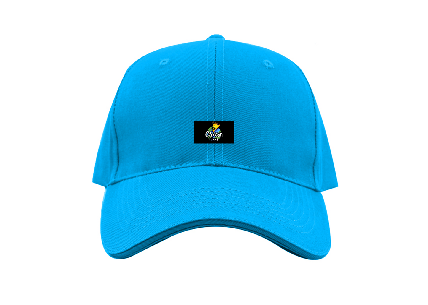 Cartoon Pizza Logp Dad Baseball Cap Hat