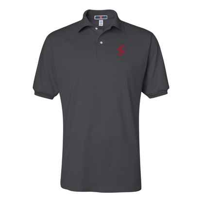 Men's Santa Clara Broncos Logo JERZEES  SpotShield polo